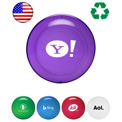USA Made - Frisbee - 9" Round Flying Disc - Frosted Colors